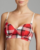 Thumbnail for your product : Splendid Intimates Bralette - Plaid Sling Wireless Long Line #30254SW