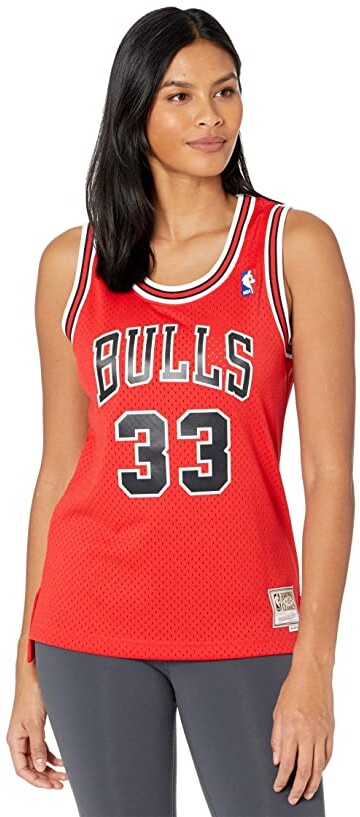 Mitchell & Ness NBA Swingman Jersey Bulls 97 Scottie Pippen - ShopStyle Tops