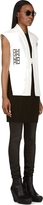 Thumbnail for your product : Rick Owens Black Draping Rick's T Tank Top