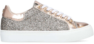 Kurt Geiger Glitter Trainers | Shop the world's largest collection of  fashion | ShopStyle UK