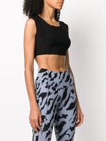 Thumbnail for your product : Norma Kamali Cropped Tank Top