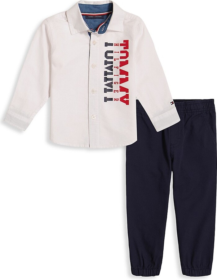 Tommy Hilfiger 2-Piece Shirt & Pants Set