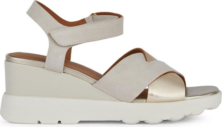Geox Women's D Spherica Ec6 C Wedge Sandal ShopStyle