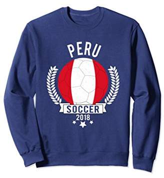 Peru 2018 Soccer Team Fan Jersey Sweatshirt