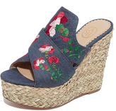 Thumbnail for your product : Ash Bahia Wedge Slide Sandals