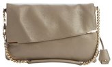 Thumbnail for your product : Jimmy Choo beige leather padlock-strap 'Ally' shoulder bag