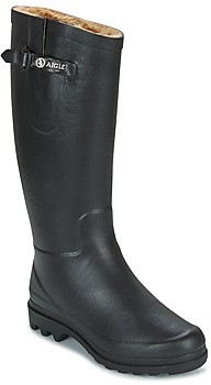 aigle aiglentine fur wellington boots