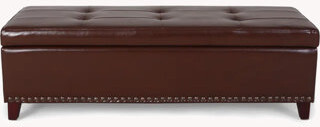 Alcott Hill Bluford Upholstered Flip Top Storage Bench