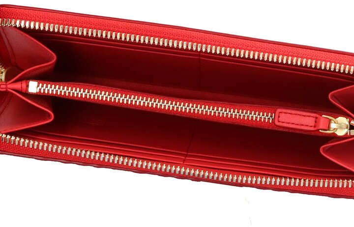 Mcm red wallet women's Clearance