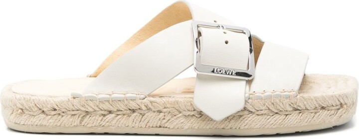 LOEWE PAULA'S IBIZA Petal Leather Sandals