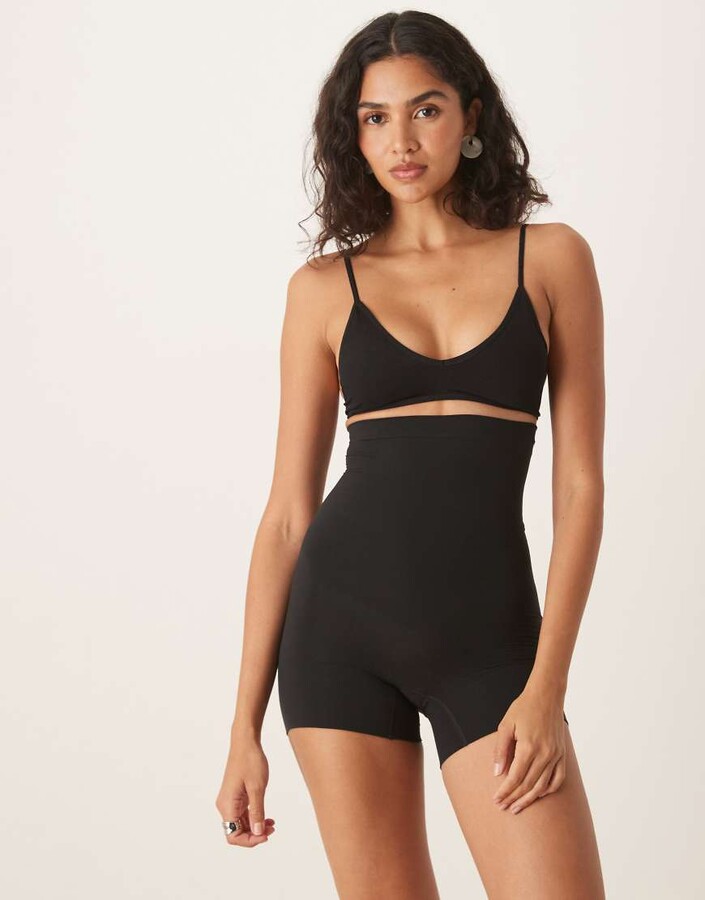 Spanx SPANXsculpt Seamless Power high-waisted shorts in black