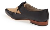 Thumbnail for your product : Matt Bernson 'Darby' Wool & Leather Oxford Flat