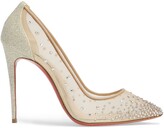Thumbnail for your product : Christian Louboutin Follies Strass Pump