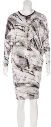 Helmut Lang Long Sleeve Mini Dress White Long Sleeve Mini Dress