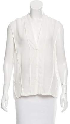 Narciso Rodriguez Sleeveless Button-Up Top
