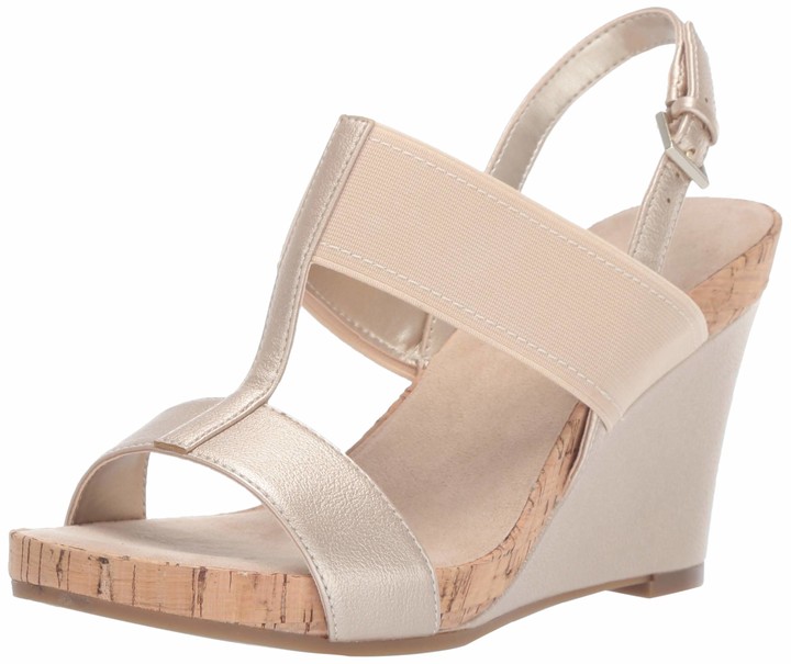 aerosoles lux plush wedge sandal