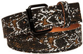 Thumbnail for your product : Elwood The Python Snake Print Belt