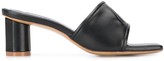 Thumbnail for your product : SALONDEJU 60mm Pleated Open Toe Sandals