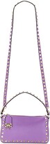 Thumbnail for your product : Valentino Garavani Small Rockstud Shoulder Bag in Purple