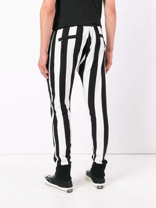 Unconditional striped skinny trousers