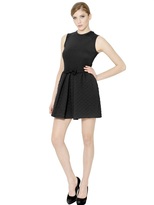 Thumbnail for your product : RED Valentino 3d Polka Dot Double Jersey Bow Dress