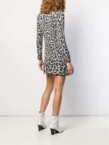 Thumbnail for your product : Alberta Ferretti leopard intarsia knit dress