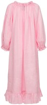 Thumbnail for your product : Sleeper Loungewear Off-the-shoulder Linen Dress