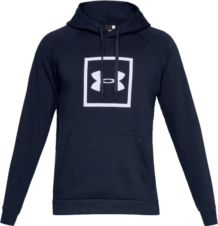Under Armour Rival box-logo fleece hoodie