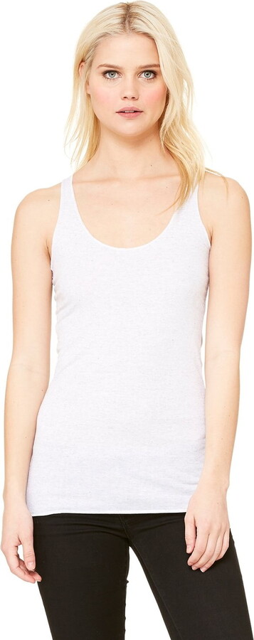 Clementine Apparel Women’s Fashionista Triblend Racerback Tank Top
