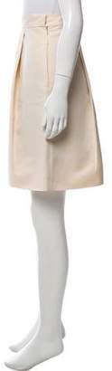 Lela Rose Textured Knee-Length Skirt