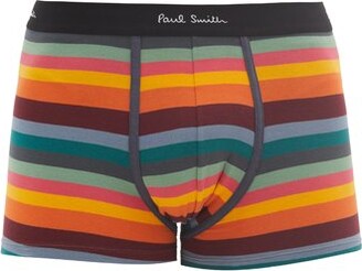 Paul Smith Artist-stripe Cotton-blend Boxer Briefs