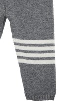 Thumbnail for your product : Thom Browne Cashmere Sweatpants W/ Intarsia Stripes