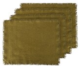 Thumbnail for your product : Hawkins New York Essential Set of 4 Cotton Placemats in Olive