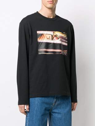 Calvin Klein Jeans Est. 1978 graphic long sleeve T-shirt