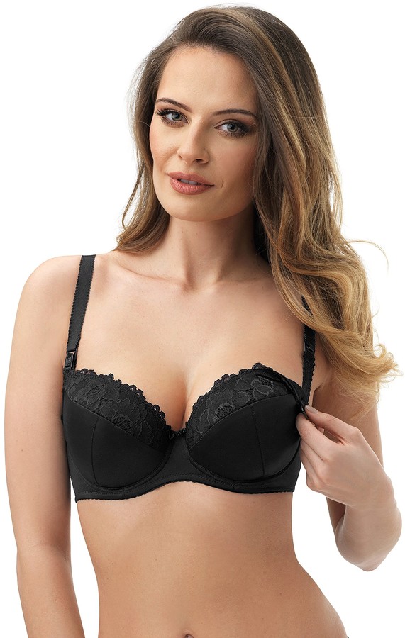 BaiBa Delicate Nursing Bra with Underwire and Soft Preformed Cups