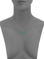 Thumbnail for your product : ginette_ny Wise Ever Turquoise & 18K Rose Gold Pendant Necklace
