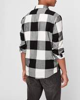 Thumbnail for your product : Express Slim Buffalo Plaid Flannel Shirt
