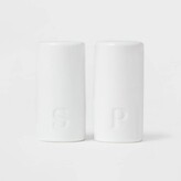 Thumbnail for your product : Threshold 2pc Stoneware Salt and Pepper Shaker Set