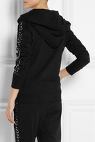 Thumbnail for your product : Hampton Sun Swetc Harri embellished stretch-cotton jersey hooded top