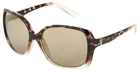 Topshop Womens Pav Portugal Sunglasses - Tortoise Shell