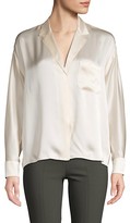 Thumbnail for your product : Vince Silk Pajama Blouse