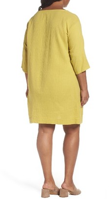 Eileen Fisher Plus Size Women's Organic Cotton Gauze Tunic