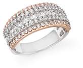 Thumbnail for your product : Bloomingdale's Diamond Round and Baguette Band in 14K White and Rose Gold, 1.20 ct.t.w. - 100% Exclusive