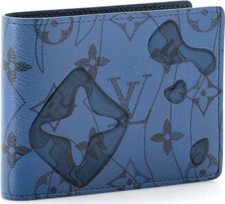 Louis Vuitton Canvas Blue Wallets for Men for sale