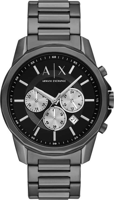 Armani Exchange Men's 44 mm Grey Stainless Steel ShopStyle Watches