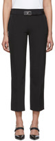 Thumbnail for your product : Prada Black Square Belt Trousers