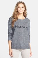 Thumbnail for your product : Kensie Embellished Slub Knit Sweater