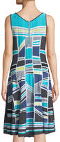 Thumbnail for your product : Nic+Zoe Going Places Sleeveless Twirl Dress, Petite