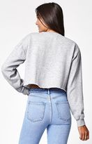 Thumbnail for your product : John Galt Cropped Crew Neck Sweatshirt