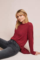 Thumbnail for your product : Anthropologie Ruffled-Hem Crew Neck Pullover
